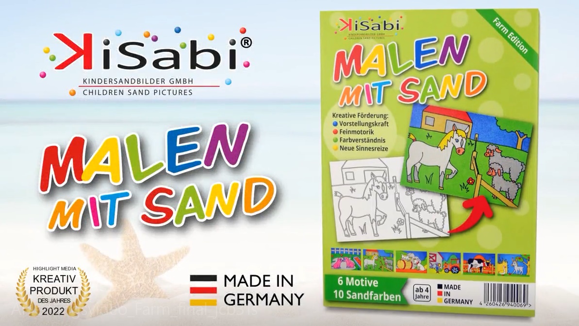 Sablimage Sandbilder Kreativset für Kinder von Sentosphere, 14,50